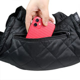 Winter Heated Hand Muff Hand Warmer with Pockets USB Hand Warming Muff Black