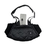 Winter Heated Hand Muff Hand Warmer with Pockets USB Hand Warming Muff Black