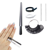 6Pcs Ring Measurement Tool  Ring Sizer Measuring Tool Set