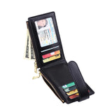 Womens RFID Wallet Bifold Credit Card Holder Black