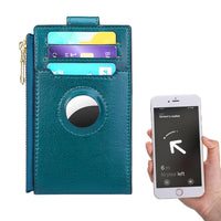 Womens RFID Wallet Bifold Credit Card Holder Blue