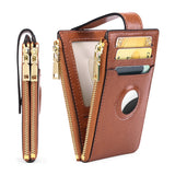 Womens RFID Wallet Bifold Credit Card Holder Brown