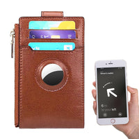 Womens RFID Wallet Bifold Credit Card Holder Brown