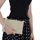 Womens Genuine Leather Crossbody Bag Handbag Shoulder Bag Clutch Wallet Apricot