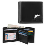 Mens RFID Blocking Wallet Genuine Leather Card Holder Black