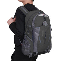 Water-resistant Hiking Backpack Travel Camping Outdoor Bag for Men and Women Black