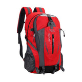 Water-resistant Hiking Backpack Travel Camping Outdoor Bag for Men and Women Red
