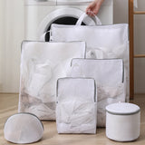 6Pcs Bra Sock Lingerie Wash Bag Zipped Laundry Washing Machine Mesh Net Bag