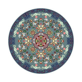 Retro Round Floor Mat Home Room Anti Slip Mat Home Decoration Style 3