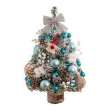 Artificial Mini Christmas Tree DIY Tabletop Ornaments Xmas Decor Style 1