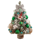 Artificial Mini Christmas Tree DIY Tabletop Ornaments Xmas Decor Style 3