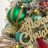 Artificial Mini Christmas Tree DIY Tabletop Ornaments Xmas Decor Style 3