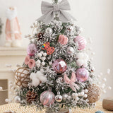 Artificial Mini Christmas Tree DIY Tabletop Ornaments Xmas Decor Style 5