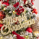 Artificial Mini Christmas Tree DIY Tabletop Ornaments Xmas Decor Style 6
