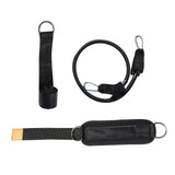 3Pcs Ankle Resistance Band Set Leg Training Resistance Band Fitness Training Equipment Black
