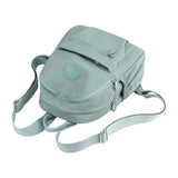 Small Nylon Ladies Travel Backpacks Women Shopping Backpack Green
