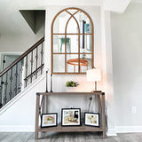 Self-adhesive Arched Acrylic Wall Mirror Window Sticker Decals Removable Window Mirror Wall Decor Style 3