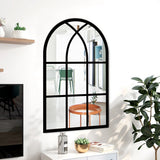 Self-adhesive Arched Acrylic Wall Mirror Window Sticker Decals Removable Window Mirror Wall Decor Style 4