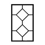 Self-adhesive Rectangular Acrylic Wall Mirror Window Sticker Decals Removable Window Mirror Wall Decor Style 6