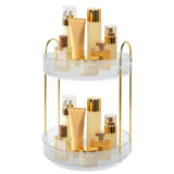 360 Degrees Rotating Makeup Organizer Cosmetics Storage Spinning Holder Rack Transparent