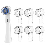 6Pcs Electric Toothbrush Clear Round Head Cover Anti Dust for Oral B Transparent