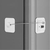 Refrigerator Password Lock Cabinet Locks Children Safety Lock for Door Window White