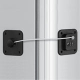 Refrigerator Password Lock Cabinet Locks Children Safety Lock for Door Window Black