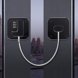 Refrigerator Password Lock Cabinet Locks Children Safety Lock for Door Window Black