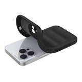 For iPhone 14 Series Case Anti-Scratch Shockproof Protective Phone Cover Black