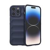 For iPhone 14 Series Case Anti-Scratch Shockproof Protective Phone Cover Dark Blue