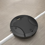 USB Rechargeable Robotic Vacuums Electric Robot Vacuum Cleaner with Automatic Spray Black