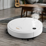 USB Rechargeable Robotic Vacuums Electric Robot Vacuum Cleaner with Automatic Spray White