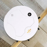 USB Rechargeable Robotic Vacuums Electric Robot Vacuum Cleaner with Automatic Spray White