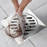 20 Pcs Disposable Hair Catchers for Shower Drain Hair Catcher Mesh Stickers Round