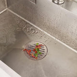20 Pcs Disposable Hair Catchers for Shower Drain Hair Catcher Mesh Stickers Round