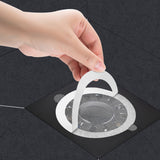 20 Pcs Disposable Hair Catchers for Shower Drain Hair Catcher Mesh Stickers Round
