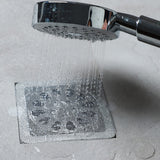 20 Pcs Disposable Hair Catchers for Shower Drain Hair Catcher Mesh Stickers Square