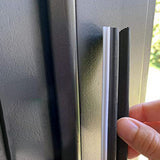 6M Door Sealing Strip V Shaped Door Windows Slot Weather Stripping Black
