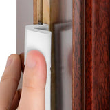6M Door Sealing Strip V Shaped Door Windows Slot Weather Stripping White