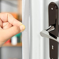 12M Door Sealing Strip V Shaped Door Windows Slot Weather Stripping White