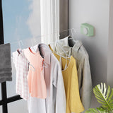Retractable Clothes Line Wall Mounted Laundry Line for Indoor Balcony Green