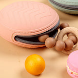 2Pcs Portable Silicone Pacifier Holder Case Baby Pacifiers Pouch Container Apricot and Pink