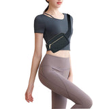 Travel Fanny Packs Crossbody Bags Waist Bags for Hiking Cycling Running Black