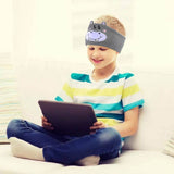 Bluetooth Headband Sleep Eye Mask Earphone Cute Wireless Sleeping Music Headband Hippo Style