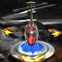3.5 Channel Kids RC Helicopter USB Charging Kids Remote Control Flying Toy Red