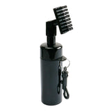 Golf Club Cleaning Brush Groove Cleaner with Squeeze Bottles Black