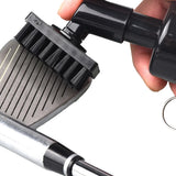Golf Club Cleaning Brush Groove Cleaner with Squeeze Bottles Green