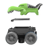 46Pcs Changeable Track Dinosaur Racing Car Set Kids Light Up Dinosaur Car Toy