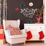 6Pcs Christmas Tree Honeycomb Ball Hanging Pendants