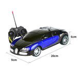 1:24 Scale Remote Control Car Toys 4-channel Rechargeable RC Drift Car Blue